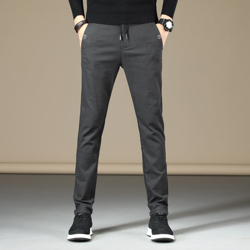 trendy-threeads men trendy wild youth casual pants