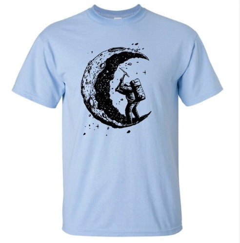 trendy-threeads O-neck T Shirts Fashion Men's Tops Men T-shirt Short Sleeve Men Tshirt