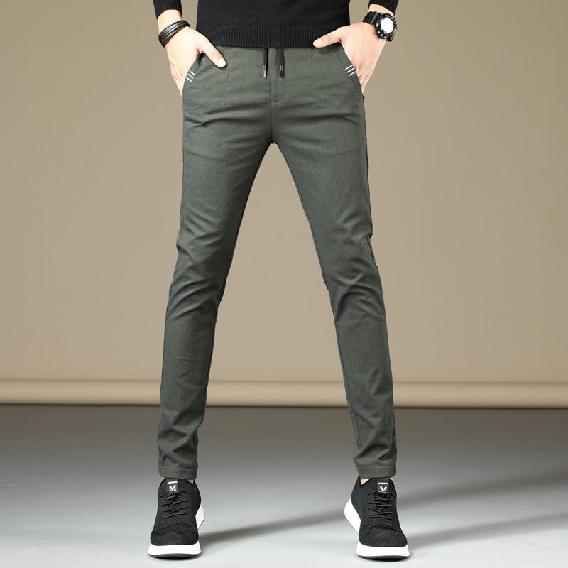 trendy-threeads  men trendy wild youth casual pants