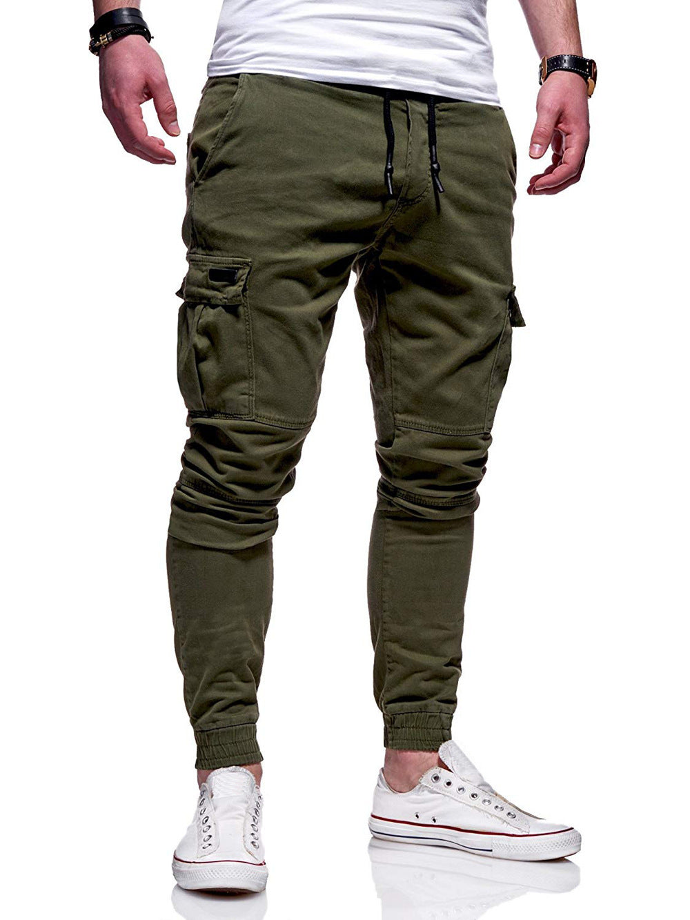trendy-threeads Pants New Fashion Sweatpants Men Fitness