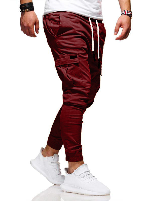trendy-threeads Pants New Fashion Sweatpants Men Fitness