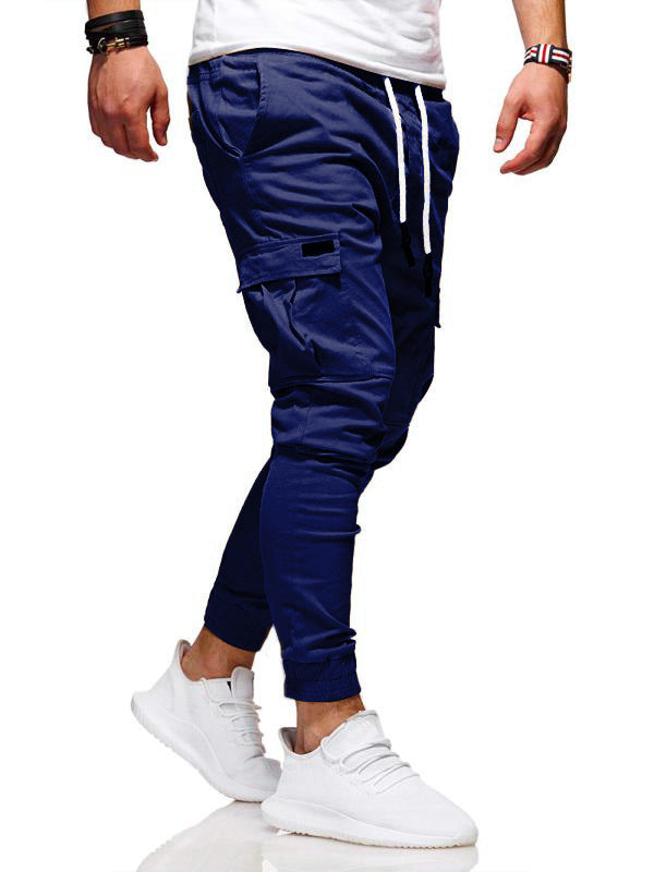trendy-threeads Pants New Fashion Sweatpants Men Fitness