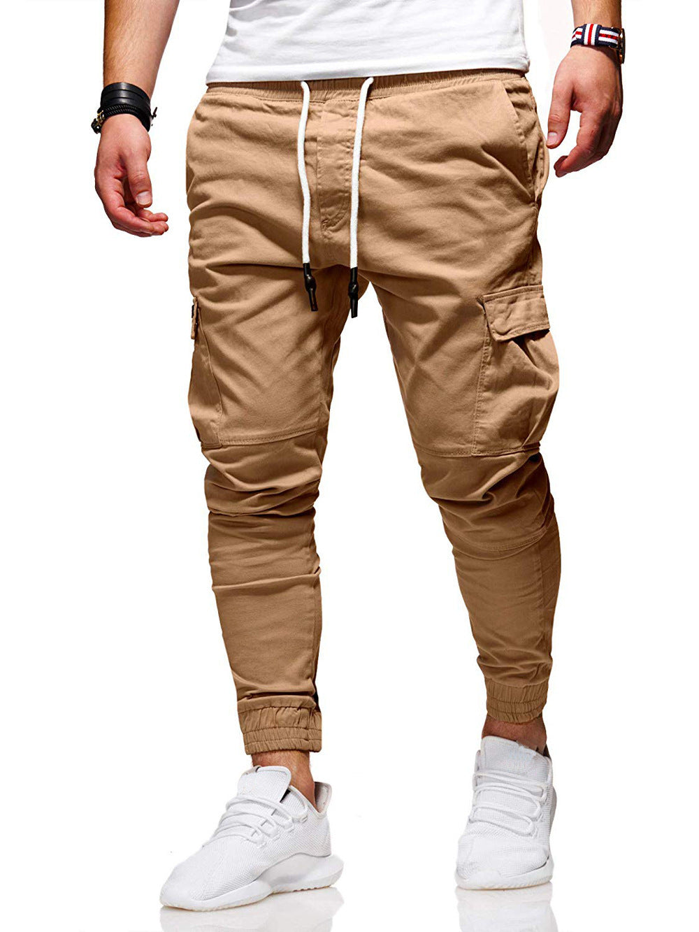 trendy-threeads Pants New Fashion Sweatpants Men Fitness