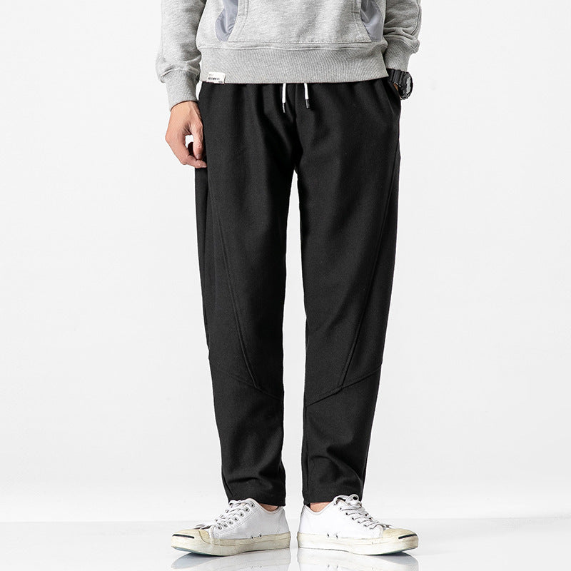 trendy-threeads Pants Slim Fit Feet Pants Casual Pants Men