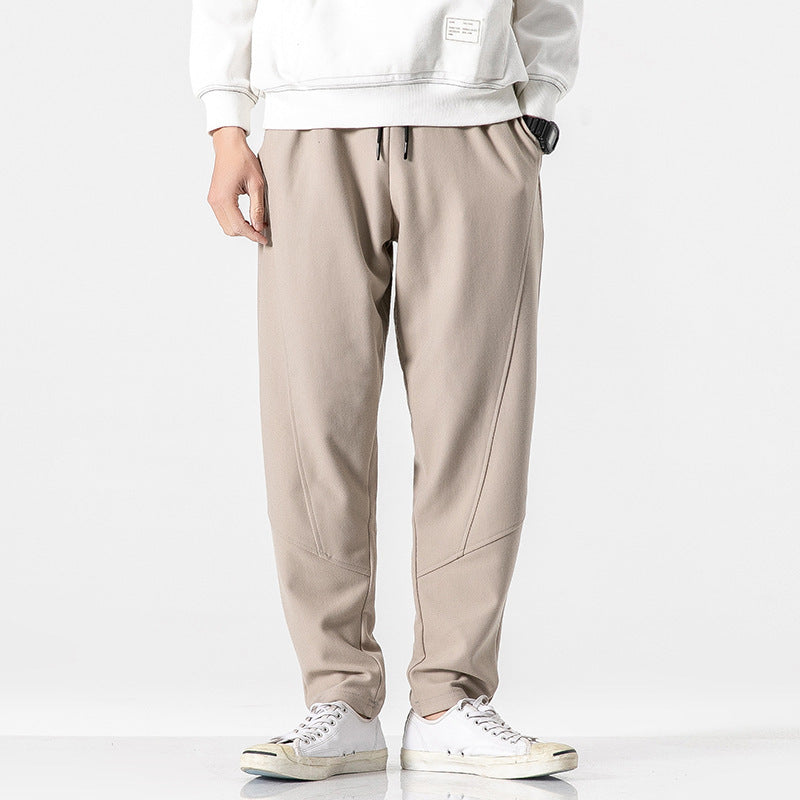 trendy-threeads Pants Slim Fit Feet Pants Casual Pants Men