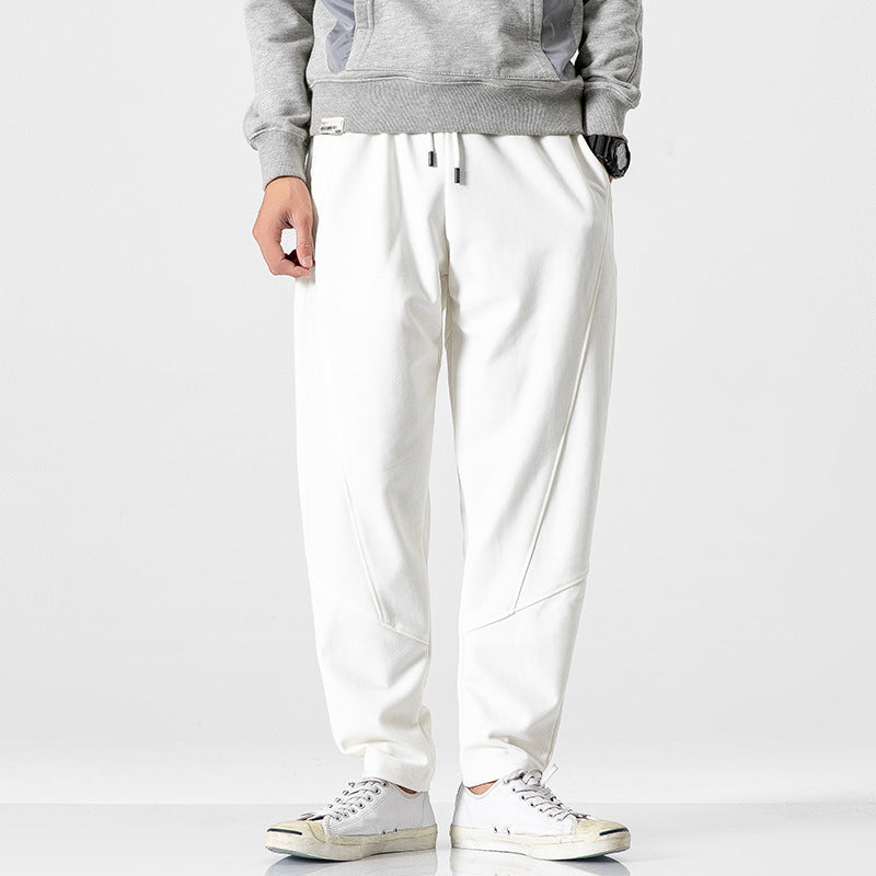 trendy-threeads Pants Slim Fit Feet Pants Casual Pants Men