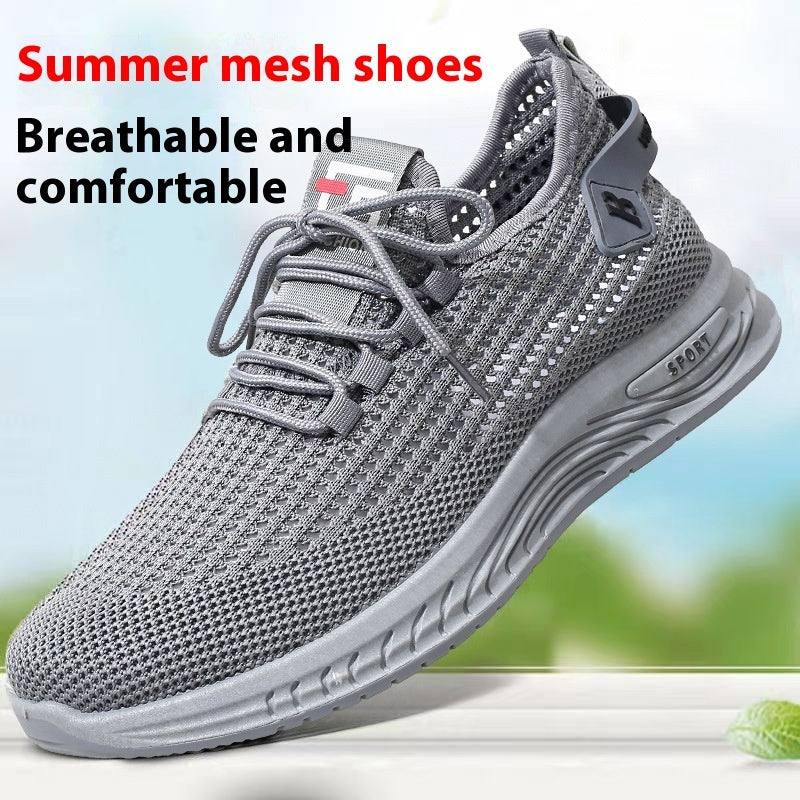 trendy-threeads Men's Leisure Pajamas Soft Bottom Mesh Shoes