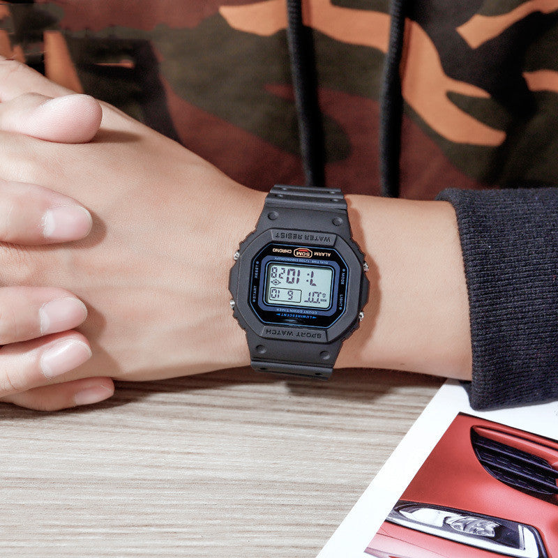 trendy-threeads Block Electronic Watch