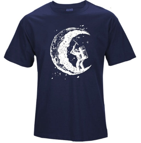 trendy-threeads O-neck T Shirts Fashion Men's Tops Men T-shirt Short Sleeve Men Tshirt