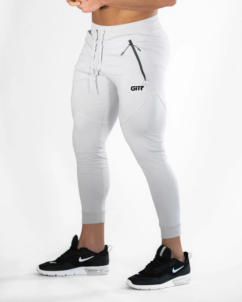 trendy-threeads men Sport Pencil Pants Men Bodybuilding Joggers Gym Trousers Running Pants Men
