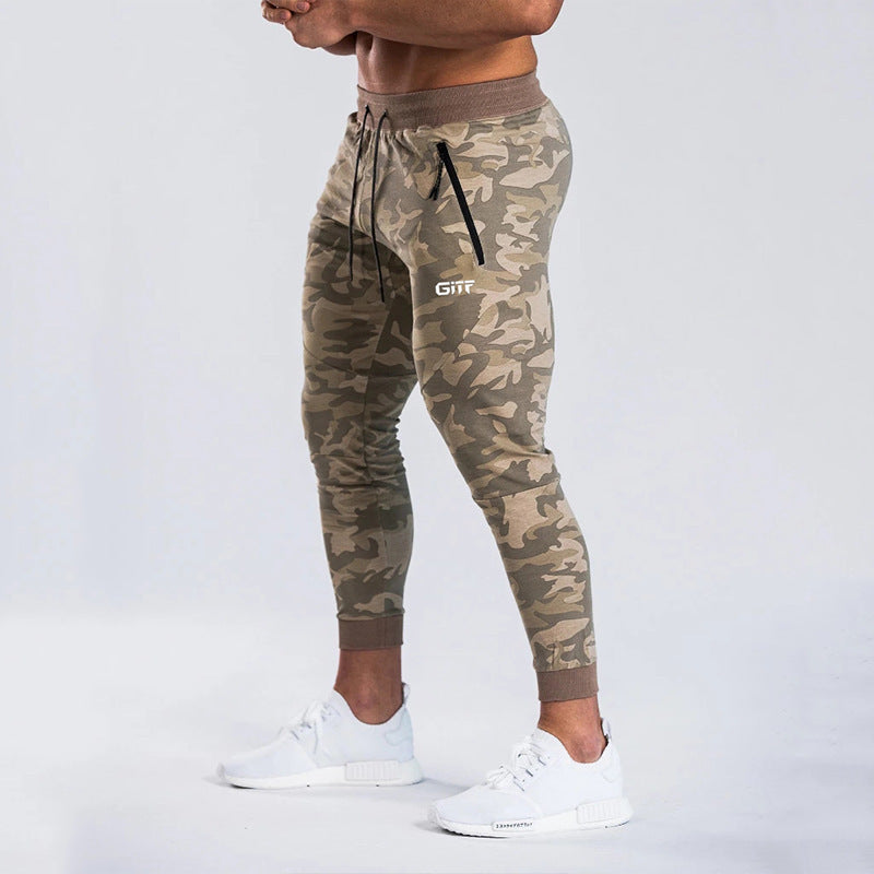 trendy-threeads men Sport Pencil Pants Men Bodybuilding Joggers Gym Trousers Running Pants Men