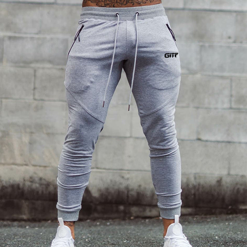 trendy-threeads men Sport Pencil Pants Men Bodybuilding Joggers Gym Trousers Running Pants Men