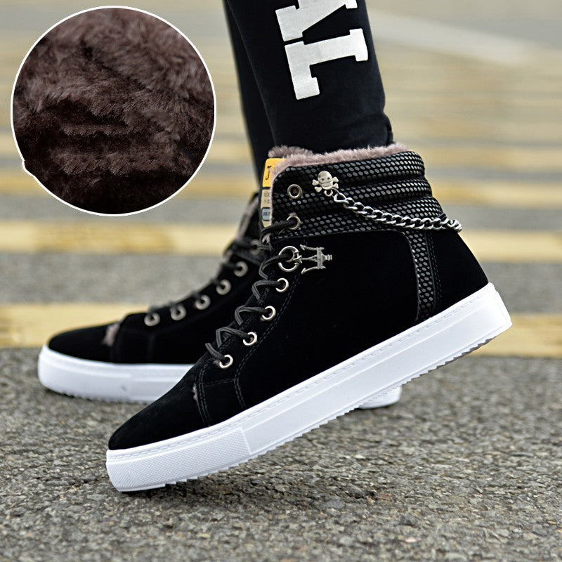 trendy-threeads Men's Fleece-lined Sneakers