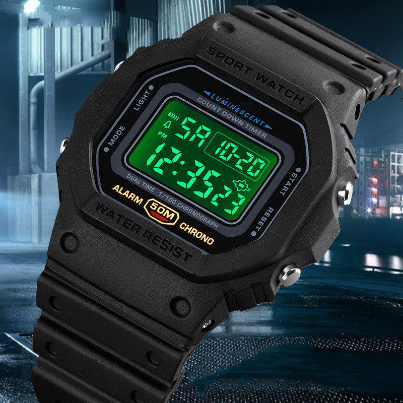 trendy-threeads Block Electronic Watch